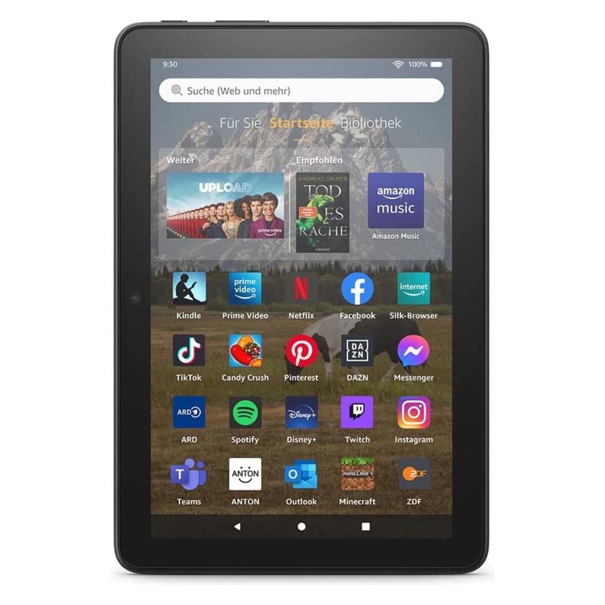 Amazon Fire HD 8 2022 (8", 64 GB, Schwarz) (810019524639)