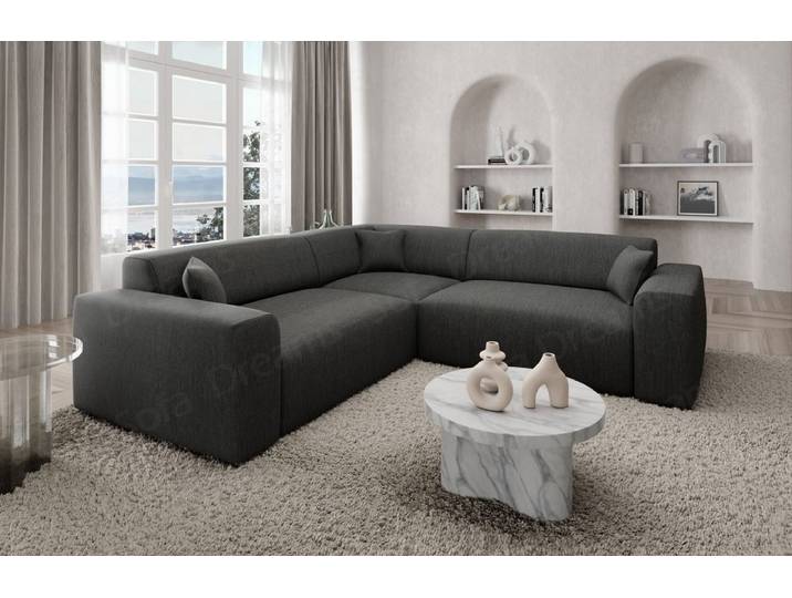 Ecksofa Mallorca L-Form aus Stoff