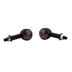 HIGHSIDER Smart Arizona Bulb Mini Blinker Körper Schwarz / Linse getönt (Paar), Vorne & Hinten