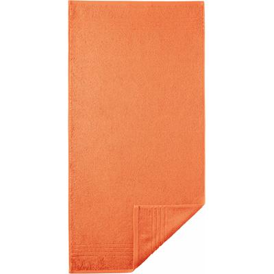 Handtücher EGERIA "Madison", orange, B:50cm L:100cm, Walkfrottee, Obermaterial: 100% Baumwolle, Handtücher, Uni-Programm mit Streifenbordüre, reine Baumwolle