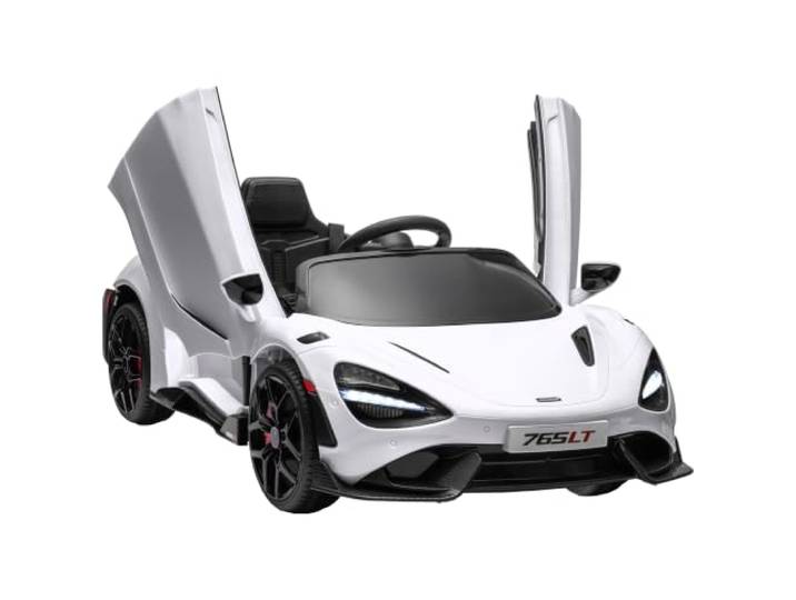 AIYAPLAY Kinder Elektroauto McLaren 765LT 12V 2,4GHz Fernbedienung Weiß