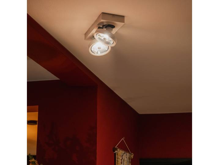Spot moderne blanc orientable et inclinable - Ga 2