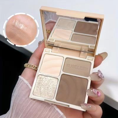 Inspired Finds Matte Face Contour And Bronzer Palette Long Lasting Shading & Highlight Powder soft Sand Glow