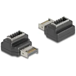 DELOCK Adapter USB 10 Gbps Typ-E Key A St > Bu gewinkelt