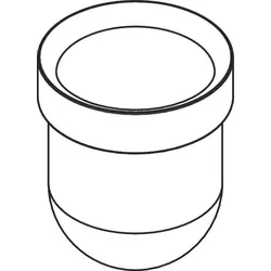 Hansgrohe Glaseinsatz Logis WC-Bürstenhalter, 98548000 98548000