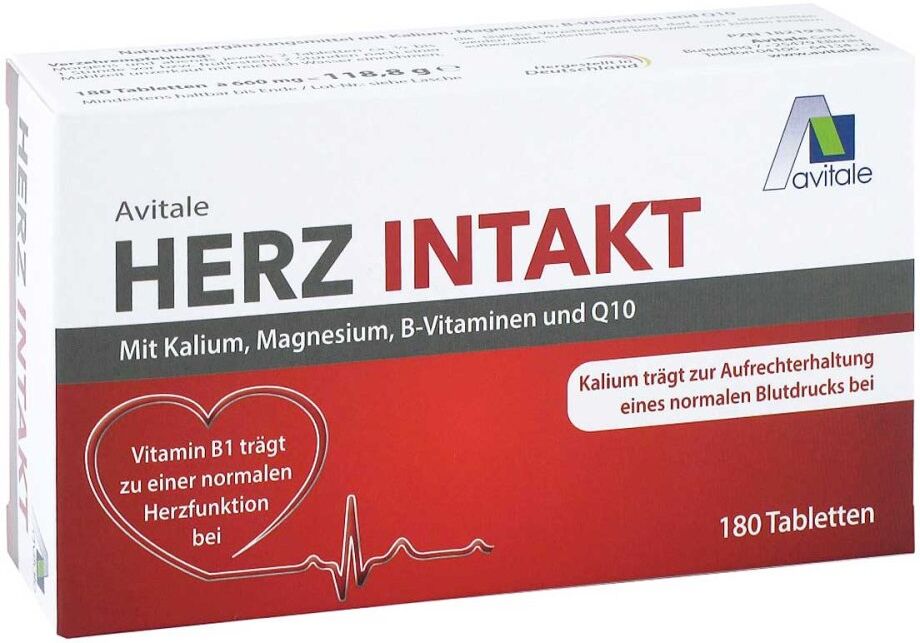Avitale Herz Intakt Mit Kalium+Magnesium+B-Vitamine Tabletten