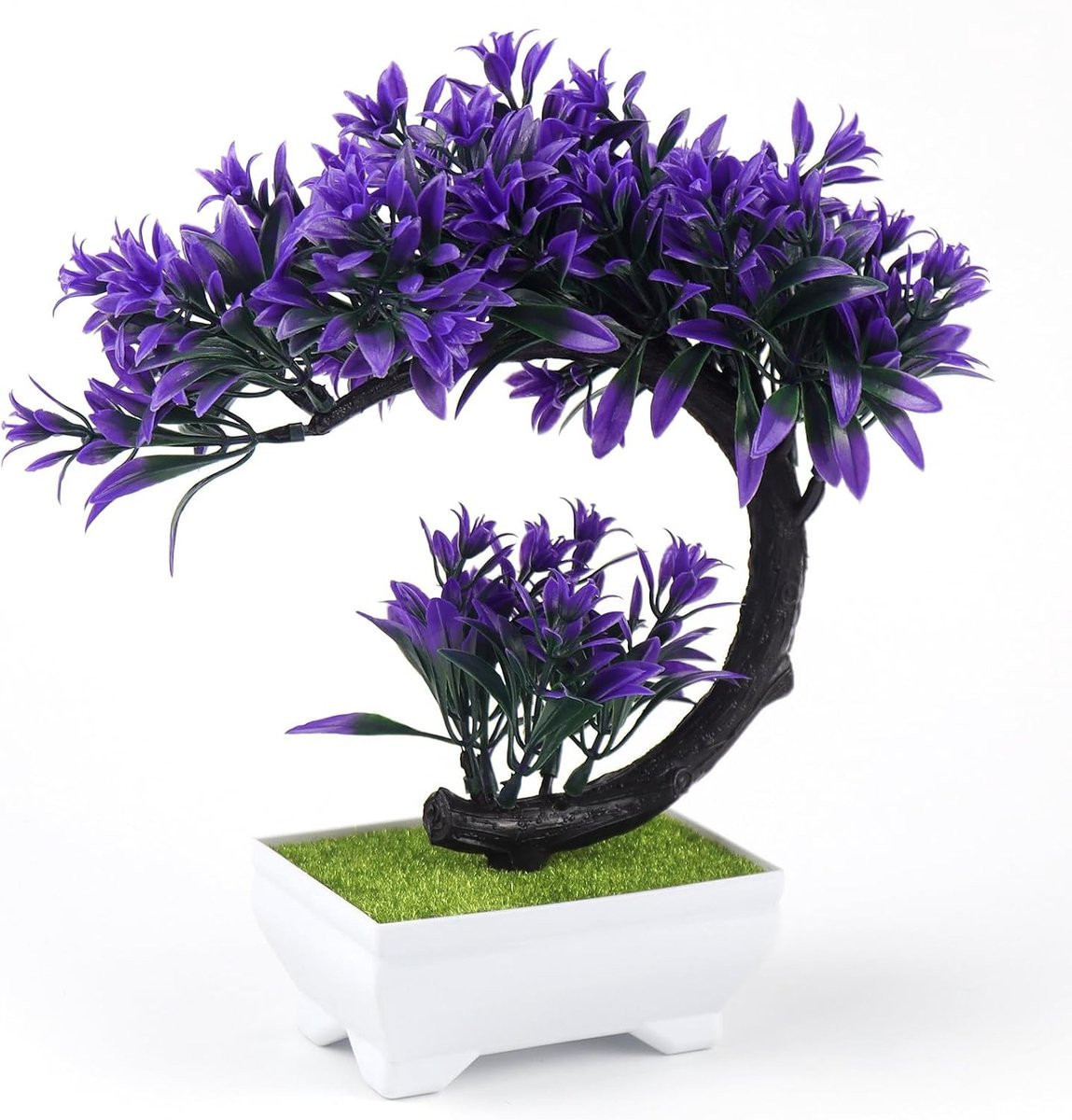 Onderhoudsvrije kunstbonsai boom in pot voor decoratie van huis en kantoor