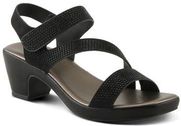 Women's Yadiel Slingback Sandals by Patrizia by Spring Step in Black (Size 39 M)