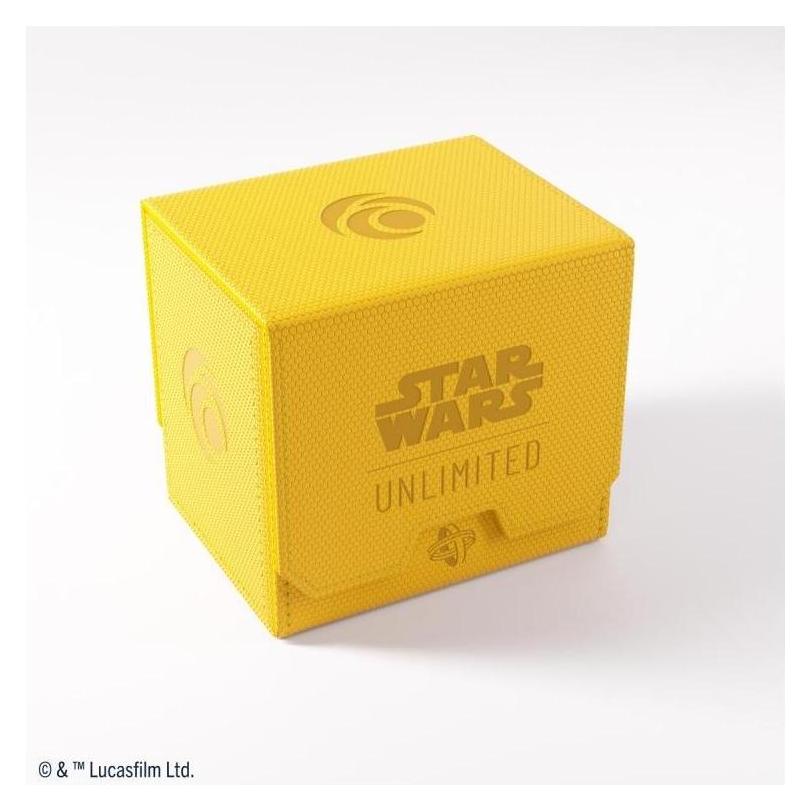 Gamegenic GGS20161 - Star Wars: Unbegrenztes Deck Pod, für bis zu 60 doppelt gesleevte Karten, gelb (GGS20161)