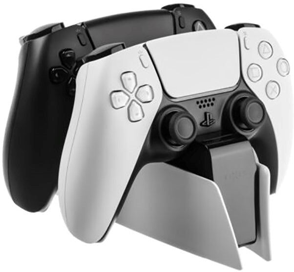Fixed PS5 Ladestation til 2 x PS5 Controller - Hvid / Sort