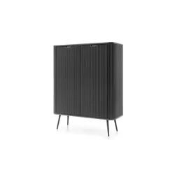Highboard   ¦ schwarz ¦ Maße (cm): B: 103 H: 129