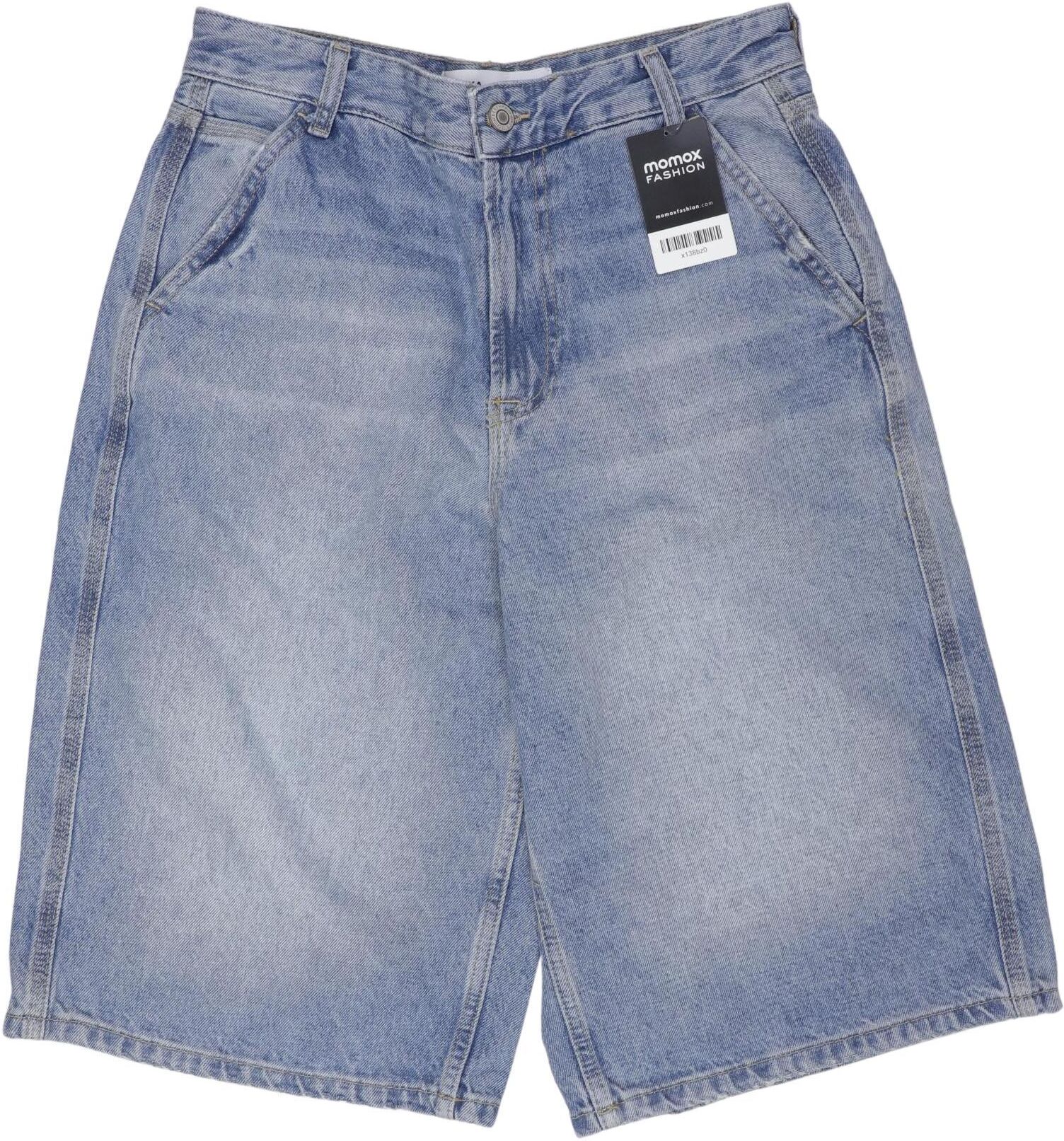 bershka Herren Shorts, Hellblau, Gr. W29, Baumwolle - Second Hand