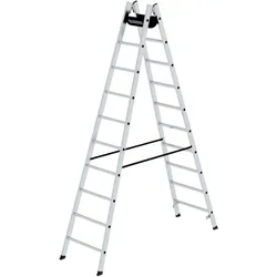 PROREGAL Sprossen-Stehleiter 2x10 Sprossen