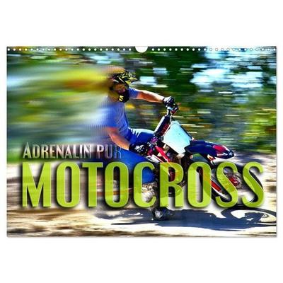 Motocross - Adrenalin pur (Wandkalender 2027 DIN A3 quer), CALVENDO Monatskalender
