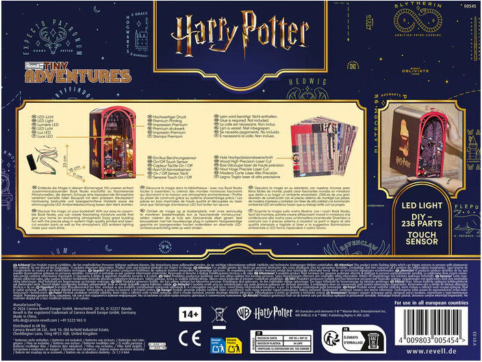 Book Nook Tiny Adventures : Harry Potter, Poudlard Express 238 pcs - Revell