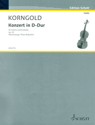 Schott Korngold Konzert op. 35 Violin