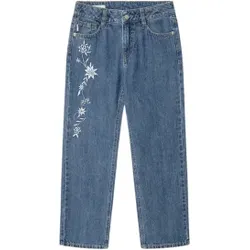 Pepe Jeans für Mädchen. PG2000014 Jeans Straight Robyne floral blau (14años= 164cm), Lässig, Baumwolle, Denim, Kinderbekleidung