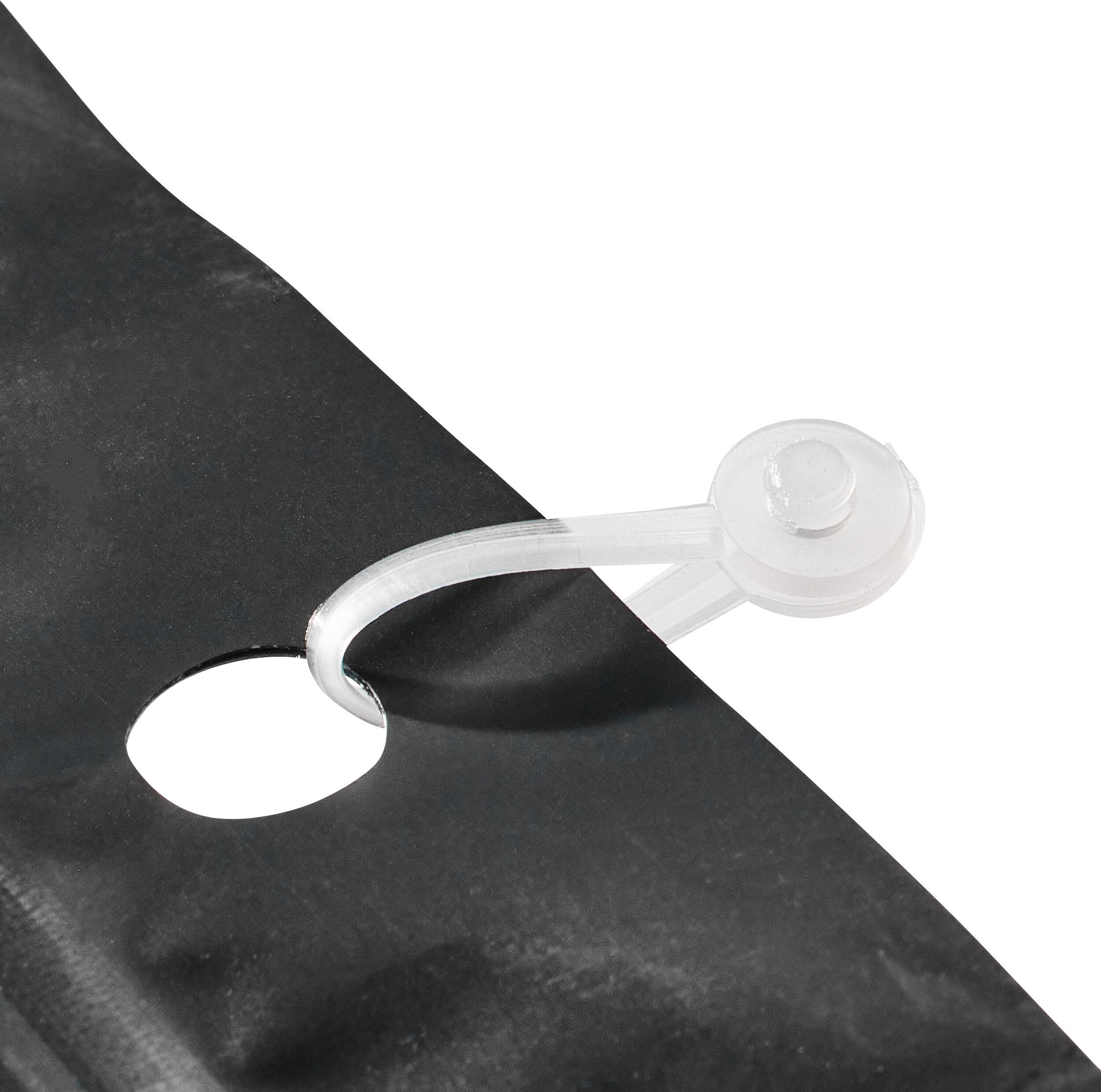 SPRINTIS 100 Unités - Clip en nylon, longueur 55 mm, transparent, plastique