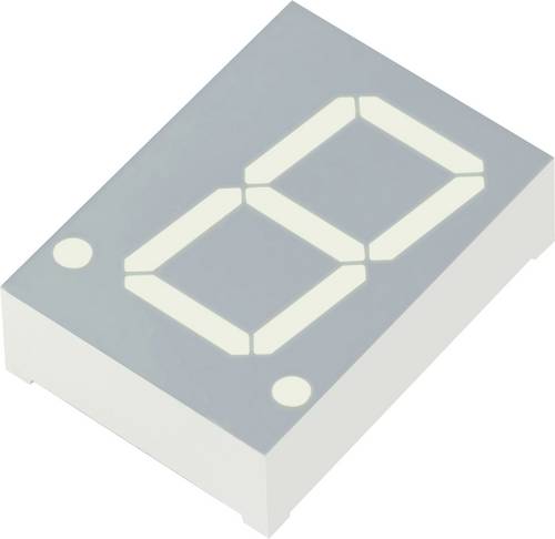 Kingbright 7-Segment-Anzeige Rot 20mm 2V Ziffernanzahl: 1 SA08-11EWA