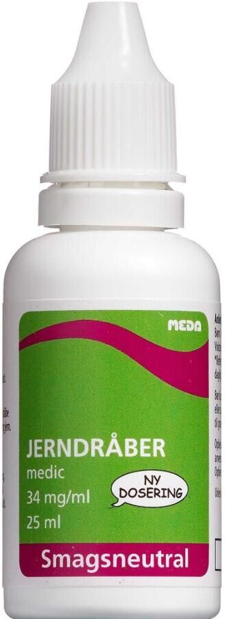 Viatris Jern Dråber 34 Mg Kosttilskud 25 ml