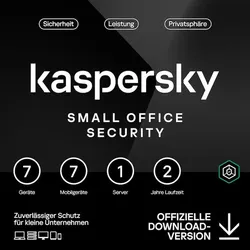 Kaspersky Small Office Security Antivirus-Sicherheit Basis 1 Lizenz(en) 2 Jahr(e)