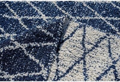 Exquisite Rugs Giorgio Indoor Outdoor Reversible Navy/Ivory Area Rug.