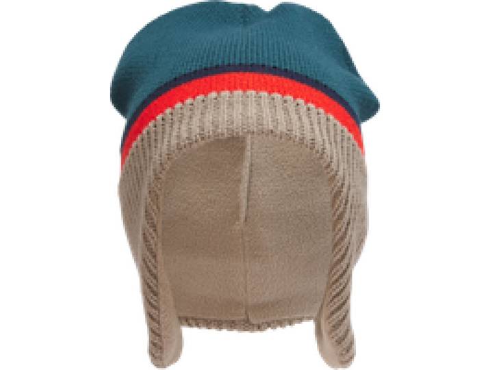LUPILU® Bonnet enfant (pétrole/beige)