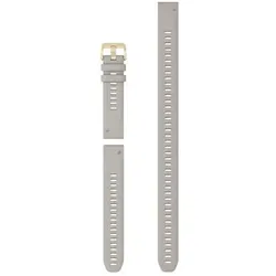 Garmin QuickFit 20 (20 mm, Silikon), Uhrenarmband, Grau