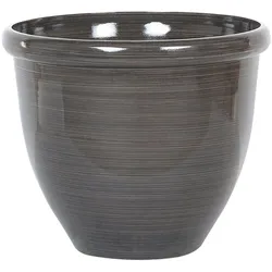 BLUMENTOPF dunkelbraun rund 49/49/41 cm Tesalia