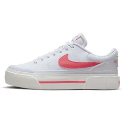NIKE Court Legacy Lift Plateau Sneaker Damen 102 - white/sea coral-summit white-coral chalk 41