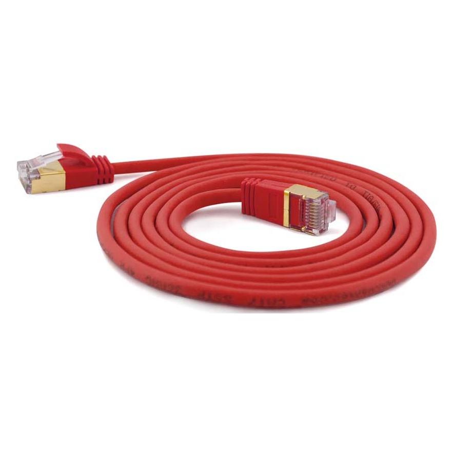 Wantec Extra dünnesCat.7 Rohkabel SSTP Patchkabel (S/FTP, CAT7, 1 m) (7159)