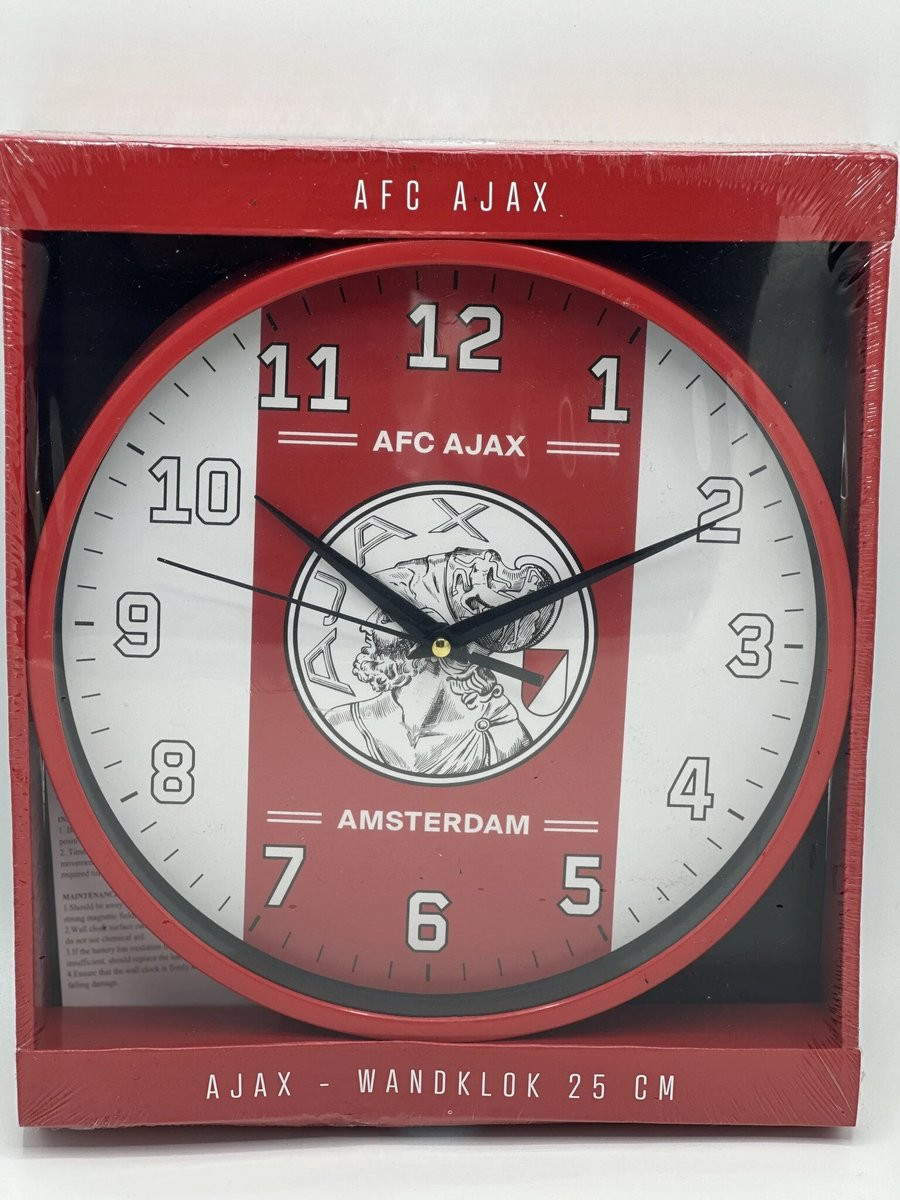 Ajax Amsterdam Wandklok voor volwassenen