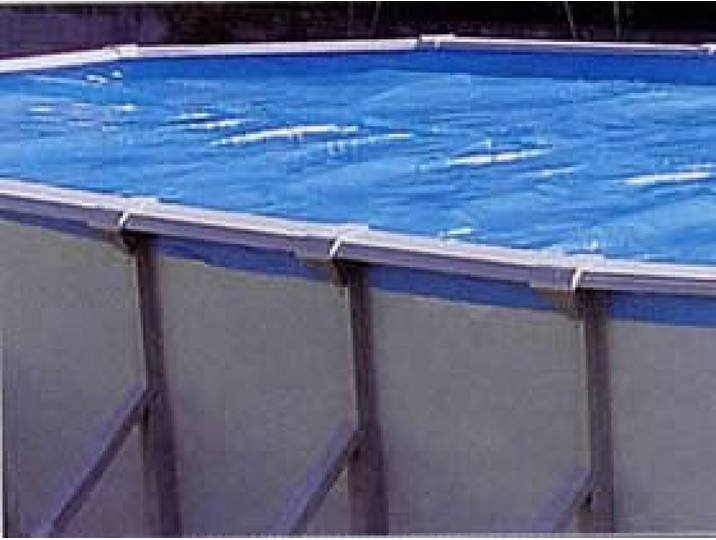 été - Couverture à bulles pour piscine ovale - 300 microns - 7.60 x 4.60 m