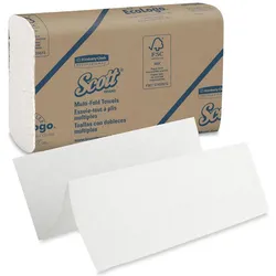 Scott Papierhandtücher 1804 Interfold-Falzung 1-lagig 4.000 Tücher, Haushaltspapier, Weiss
