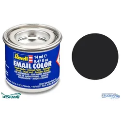 Revell Farbe Email Color Teerschwarz matt 14ml RAL 9021 32106