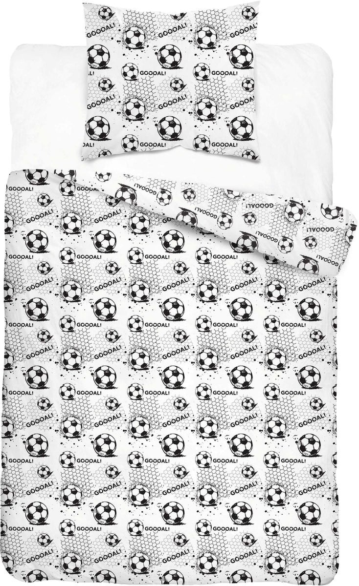Goal Voetbal Dekbedovertrek van Duurzaam Katoen, 140 x 200 cm