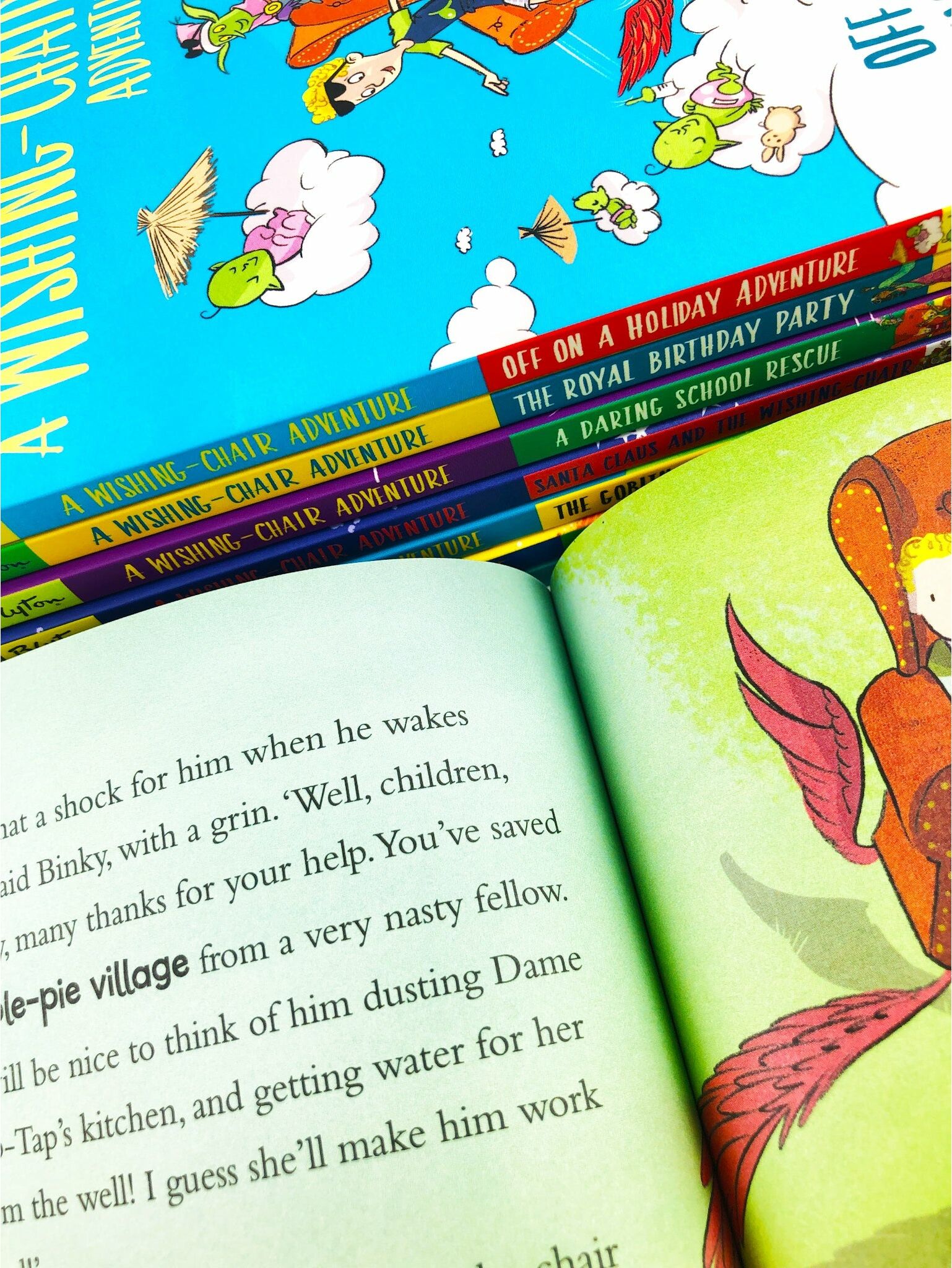 Hodder & Stoughton The Wishing-Chair 8 Books Box Set by Enid Blyton – Magical Short Stories & Classic Adventure Collection for Kids
