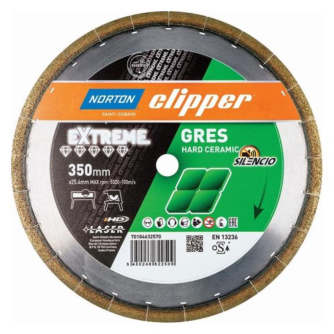 Norton Clipper Diamanttrennscheibe Extreme Gres Silencio (70184632570)