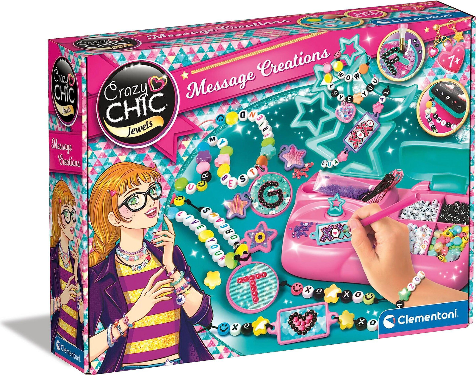 Clementoni Crazy Chic Werkplaats voor sieraden met letters