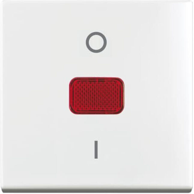 Busch-Jaeger Interrupteur bascule 2508-914 calotte rouge blanc alpin (2CKA001731A2007)