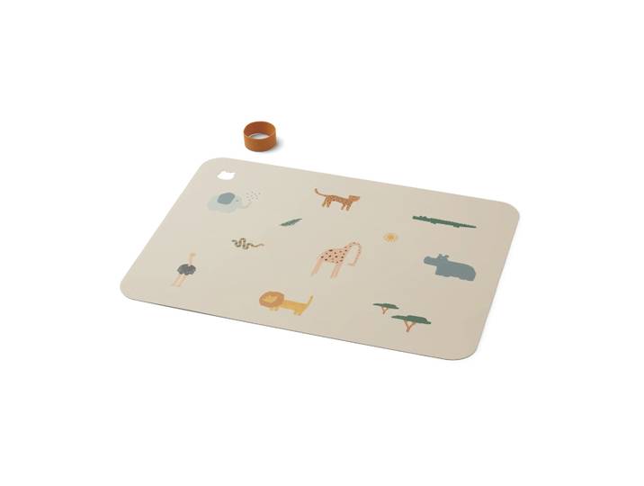 Liewood Set de table Jude 30,2x42,1 cm Safari sandy mix