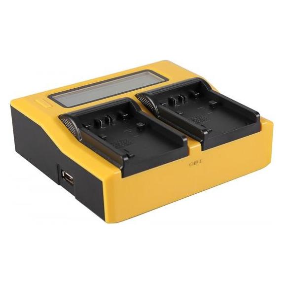 Patona Dual LCD USB Ladegerät f. Sony NP-FS11 DCR-PC DCRPC1 DCR-PC1 DCRPC2 DCR-PC2 DCRPC3 (Kamera Akku Ladegerät) (7557)