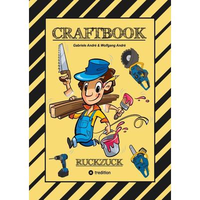 CRAFTBOOK - BAUMASCHINEN MOTIVE - GÄRTNER - HÄUSER - WERKZEUG - HANDWERKER - TOLLE RÄTSEL - LUSTIGE AUFGABEN, Gebundene Ausgabe von Gabriele