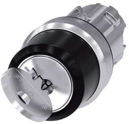 Siemens Interrupteur à clé RONIS avec extraction de clé O 3SU1050-4BF01-0AA0 (3SU10504BF010AA0)