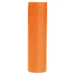 1 Rolle Papier Luftschlangen orange