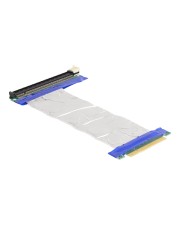 Delock Riser Karte PCI Express x8 Stecker zu x16 Slot mit Kabel 20 cm (88046)