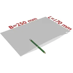 Transpak, Verpackungsmaterial, Gleitverschlussbeutel Masse 250x170mm Stärke 60μ PE transparent (1000 Stk.)