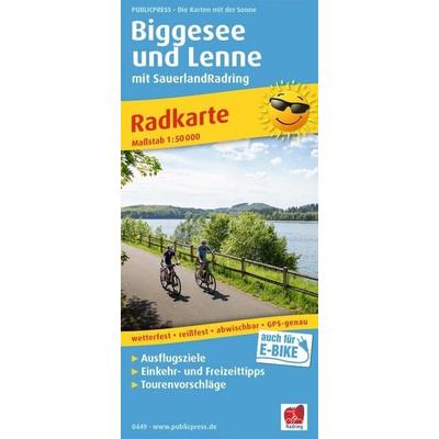 Publicpress Radkarte Biggesee und Lenne mit SauerlandRadring 1:50.000, Sonstige von , KOMPASS Freytag & Berndt, 978-3-7473-0449-5