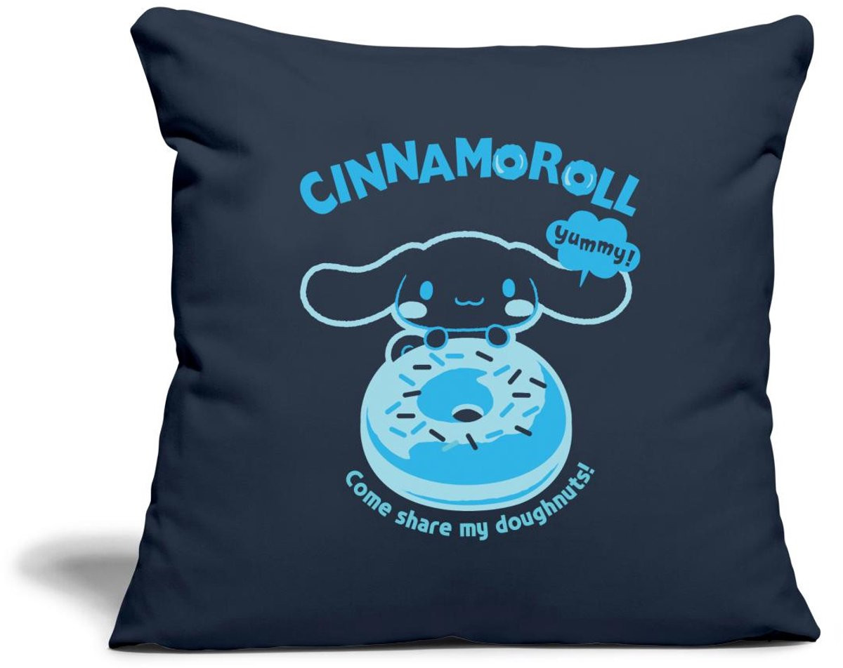 Spreadshirt Cinnamoroll Come Share My Doughnuts! Sierkussenhoes, 45 x 45 cm