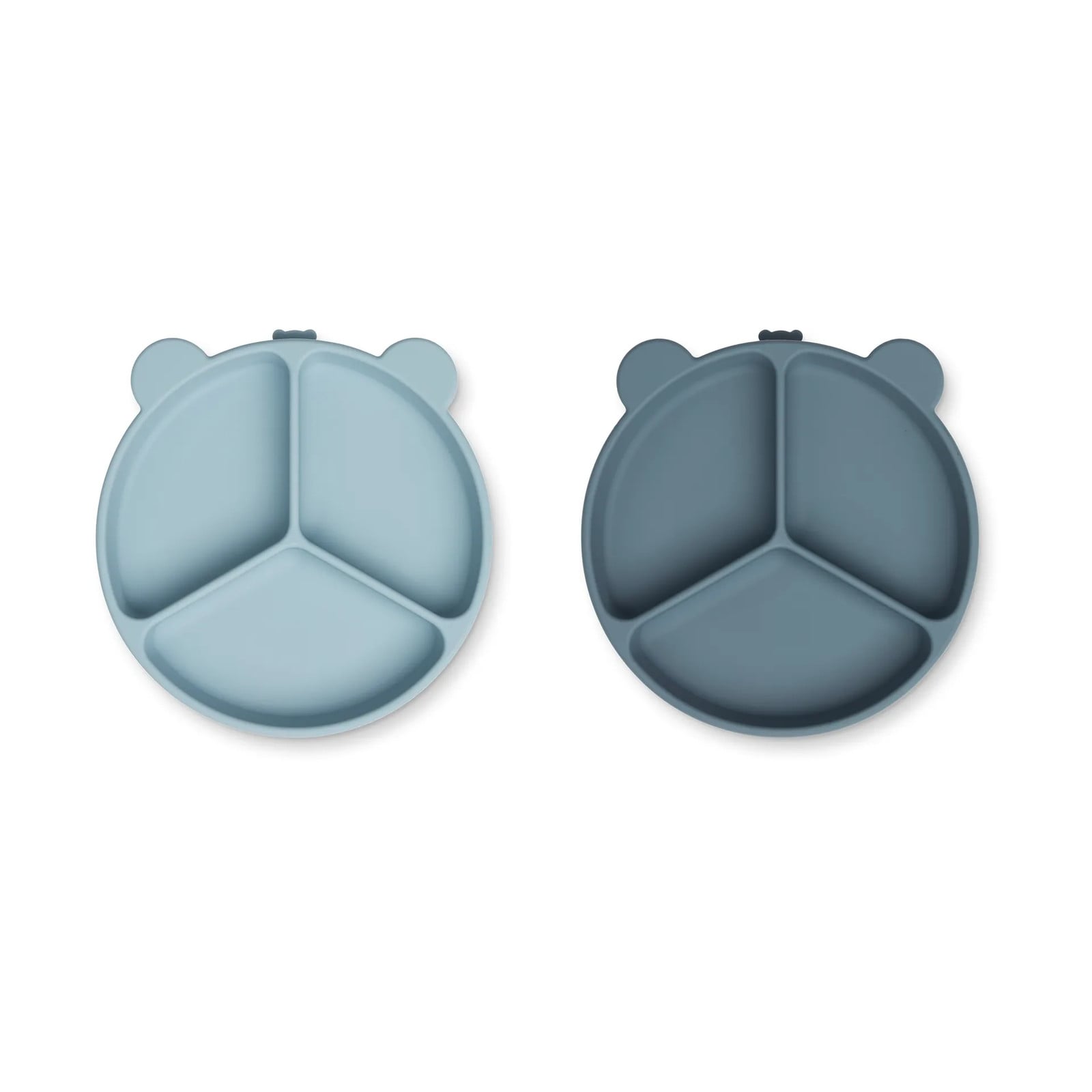 Liewood Stacy vakjesbord 2-pack Sea blue-Whale blue